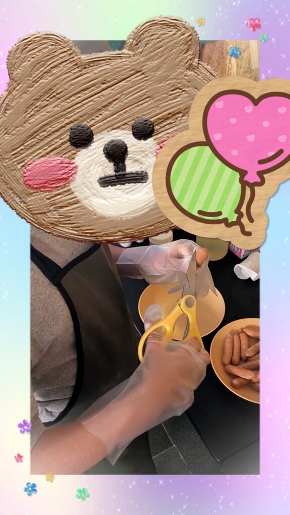 オムライス作り！