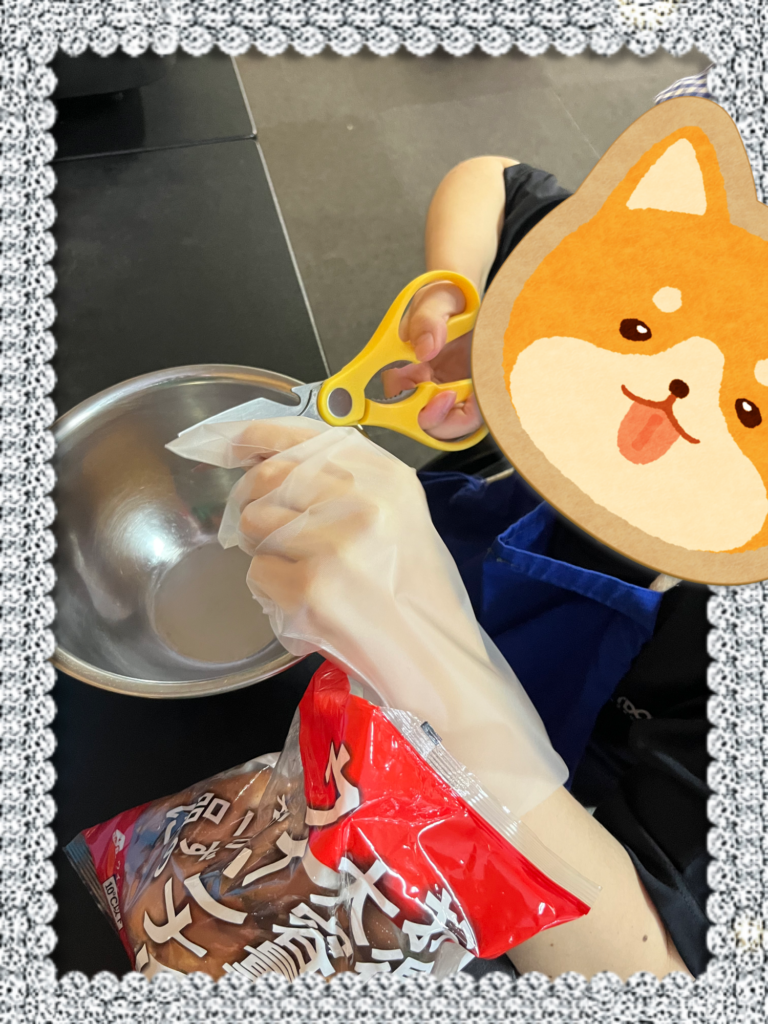 オムライス作り！